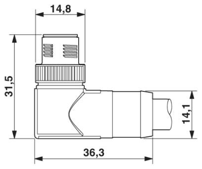 Phoenix contact 1430093 SAC-12P-MR/ 3,0-35T SH SCO Кабель для датчика / исполнительного элемента