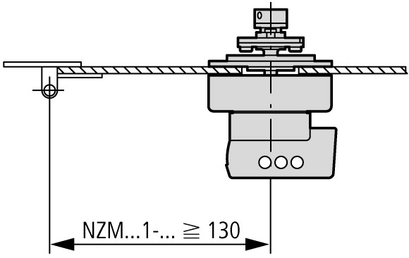 266626 Комплект для главного выключателя , черная ручка , NZM 1 (NZM1-XHB)