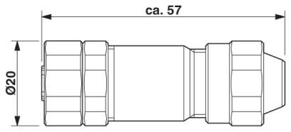 Phoenix contact 1440038 SACC-M12FS-5CON-DM 3-5 SH VA Разъем