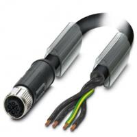 Phoenix contact 1408845 SAC-4P- 5,0-PUR/M12FSS PE Силовой кабель