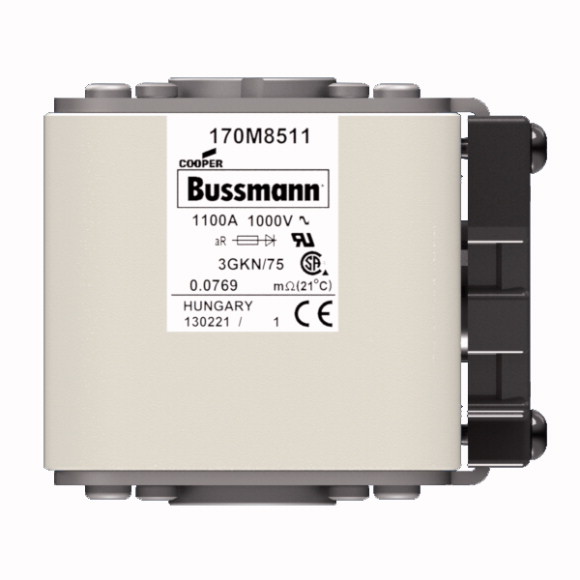 170M8510 Быстрый предохранитель 1000A 1000V 3GKN/75 AR UR