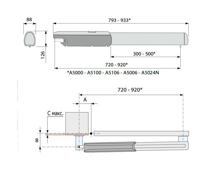 CAME ATI 3024N KIT (комплект)