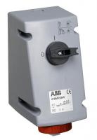 ABB 2CMA167842R1000 Розетка с выключателем и механической блокировкой 416MVS6W, 16A, 3P+N+E, IP67, 6ч