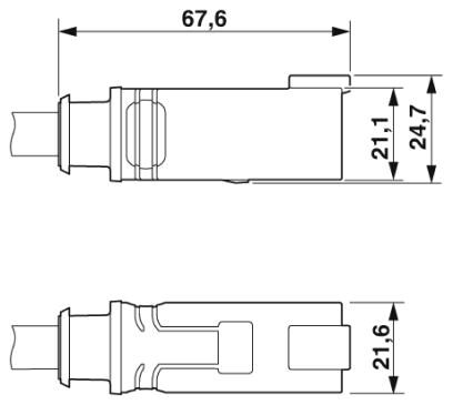 Phoenix contact 1415035 SAC-6P-DTMS/ 0,3-PUR/DTFS Кабель для датчика / исполнительного элемента