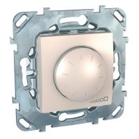 Schneider Electric MGU5.512.25ZD UNICA ДИММЕР пов-наж,д/ламп накал,галог,3-пров подкл,230В,40Вт,1000 ВА, БЕЖЕВЫЙ