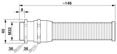 Phoenix contact 1415184 G-INB-M32-M68N-NEPDS-S Кабельный ввод