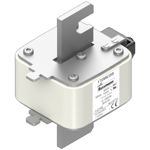 170M6359 Быстрый предохранитель 550A 690V 3EK/91 AR UC