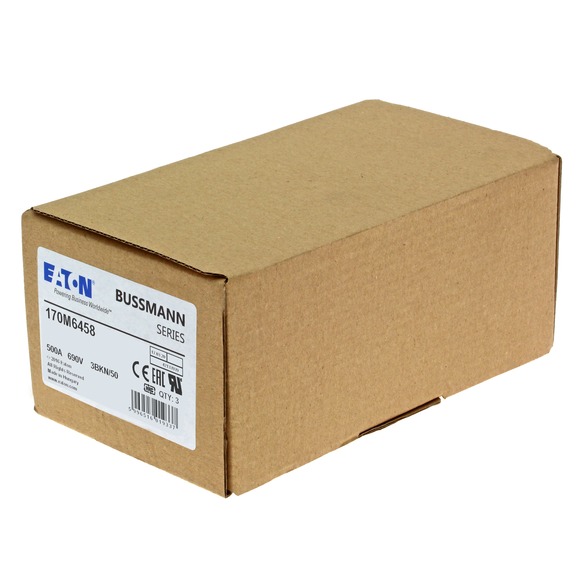 170M6458 Быстрый предохранитель 500A 690V 3BKN/50 AR UC