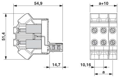 Phoenix contact 1715235 TPC 16/ 8-ST-10,16 Разъем печатной платы
