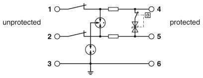 Phoenix contact 2906820 TTC-6-1X2-M-EX-24DC-UT-I Устройство защиты от перенапряжений