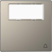 Schneider Electric MTN3365-6050 MERTEN D-Life КЛАВИША 1-ная, пол. д/надп., звонок, НИКЕЛЬ