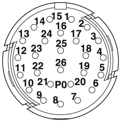 Phoenix contact 1590276 HC-26P1N122300 Аппаратн. соединитель, передняя стенка