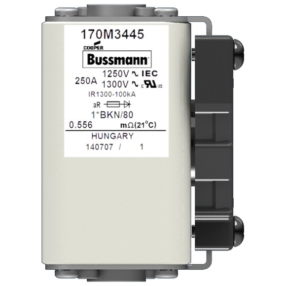 170M3447 Быстрый предохранитель 350A 1250V 1*BKN/80 AR CU
