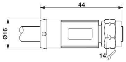 Phoenix contact 1431319 SAC-4P-M12MS/15,0-960/M12FS VA Системный кабель шины