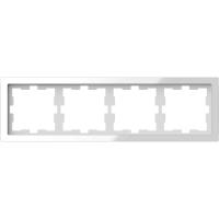 Schneider Electric MTN4040-6520 MERTEN D-Life РАМКА 4-постовая, БЕЛ. КРИСТАЛЛ