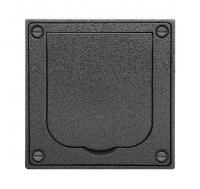 Корпус для скрытой установки, IP41, откидная крышка из алюминия, 2 ввода M20