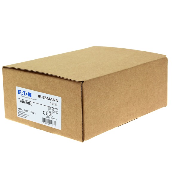 170M5886 Быстрый предохранитель 450A 690V DIN 2 GR