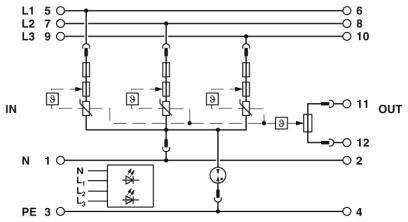 Phoenix contact 2905230 PLT-SEC-T3-3S-230-FM Устройство защиты от перенапряжений, тип 3