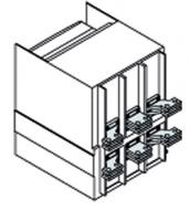 ABB 1SDA073961R1 Комплект силовых выводов фиксированной части SHR E1.2 W FP 3шт