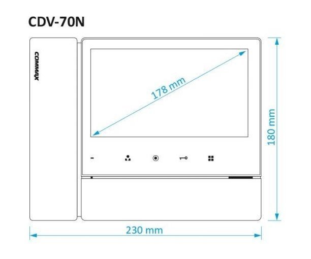 Commax CDV-70N/XL белый