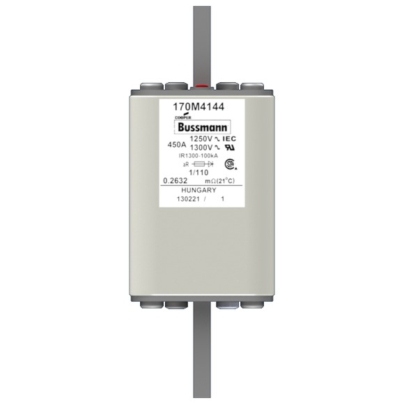170M4144 Быстрый предохранитель 450A 1250V 1/110 AR CU