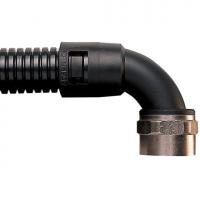 ABB 7TCA296000R1294 Фитинг Adaptalok, AL, 90°, нейлон/никелированная латунь, серый, резьба PG48, Ø54, AL54/PG48/CSF90/GR, 2 шт.