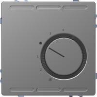 Schneider Electric MTN5763-6036 D-Life ТЕРМОРЕГУЛЯТОР с центр. пл. с перекл. конт.24В, НЕРЖ. СТАЛЬ, SD