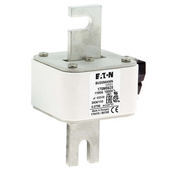 170M8625 Быстрый предохранитель 1100A 1000V 3KN/110 AR UR