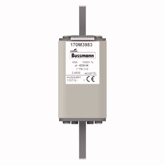 170M3983 Быстрый предохранитель 80A 1000V 1*TN/110 AR