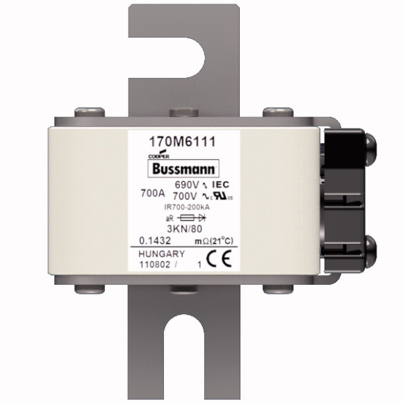 170M6111 Быстрый предохранитель 700A 690V 3KN/80 AR UC