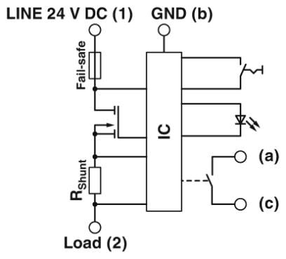 Phoenix contact 2800903 CB E1 24DC/3A NO P Электронный защитный выключатель