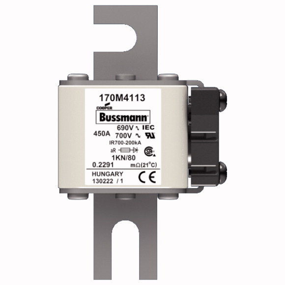 170M4113 Быстрый предохранитель 450A 690V 1KN/80 AR UC