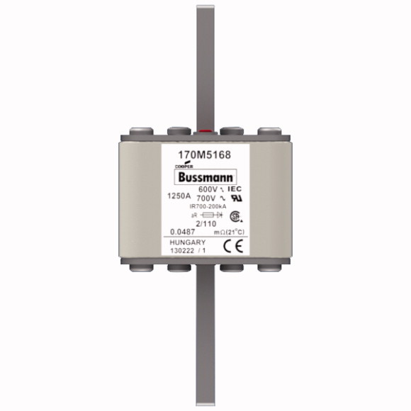 170M5168 Быстрый предохранитель 1250A 600V 2/110 AR UC