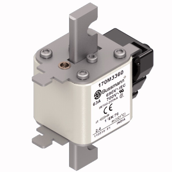 170M3360 Быстрый предохранитель 63A 690V 1*EK/76 AR UC