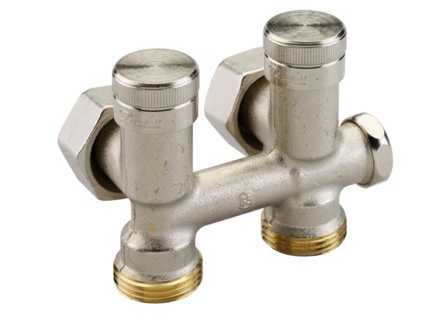 003L0283 Запорно-присоединительный клапан Danfoss RLV-K 3/4''x3/4'' угловой