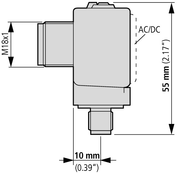 135731 Оптический датчик, DC, квадратный 40, пластик, M12 (E65-SMTD15-HDD)