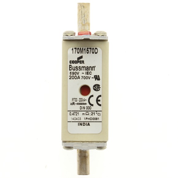 170M1570D Быстрый предохранитель 200A 690V aR DIN 000 HSDNH