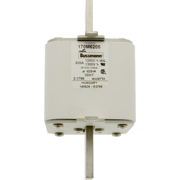 170M6205 Быстрый предохранитель 630A 1250V 3SHT AR CU