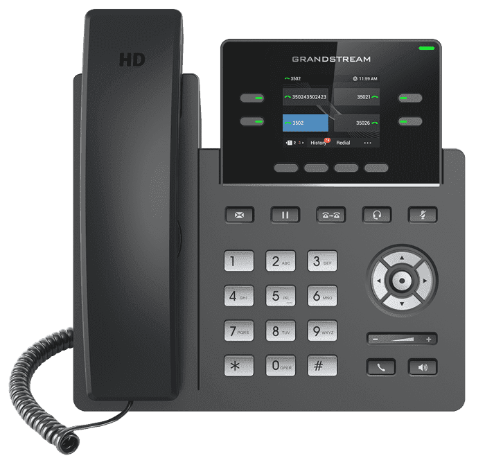 Grandstream GRP2612W - стационарный IP-телефон c поддержкой Wi-Fi