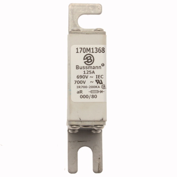 170M1368 Быстрый предохранитель 125A 690V 000/80 AR UC