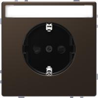 Schneider Electric MTN2302-6052 MERTEN D-Life РОЗЕТКА 16А с з/к и полем для надписи, МОККО