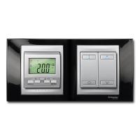 Schneider Electric MGU5.534.30 ТЕРМОРЕГУЛЯТОР KNX С ДИСПЛЕЕМ, АЛЮМ.
