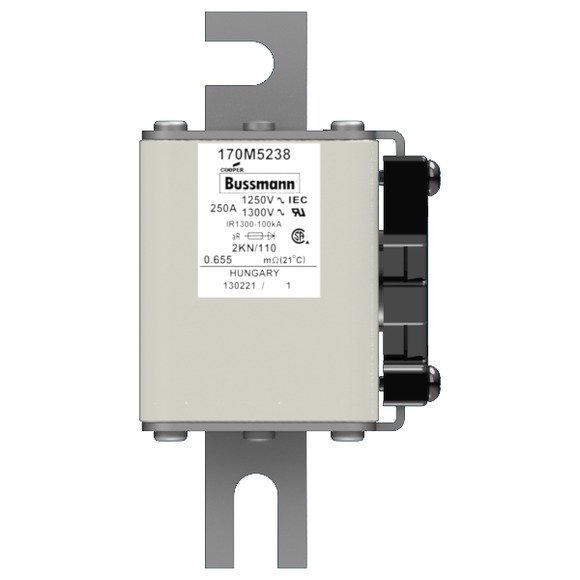 170M5238 Быстрый предохранитель 250A 1250V 2KN/110 AR CU