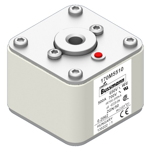 170M5510 Быстрый предохранитель 500A 690V 2GN/50 AR UC