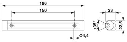 Phoenix contact 2702475 PLD M 160 W-95/105 196 Светодиодный станочный светильник