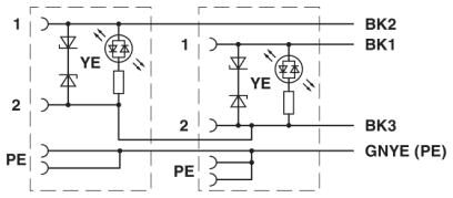 Phoenix contact 1458017 SAC-10,0/0,1-116/2XA-1L-Z Кабель двойного разъема клапана
