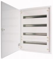 283055 Complete flush-mounted flat distribution board, white, 24 SU per row, 5 rows, type E (BF-U-5/120-E)