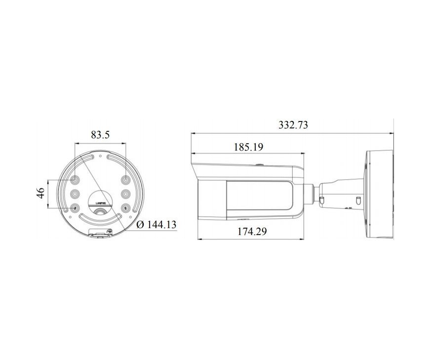 RVi-2NCT6035 (2.8-12) уличная цилиндрическая IP-камера