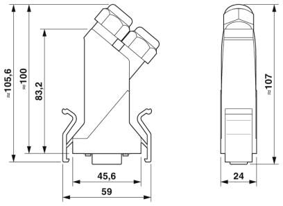 Phoenix contact 1654345 VS-09-PROFIBUS-SP Штекерный соединитель D-SUB