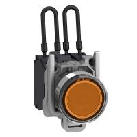 Schneider Electric XB4BW25B5 КН.С ПОДС.,С ЛАМПОЙ ТЕСТ, 24В, ОРАНЖ.МЕТ